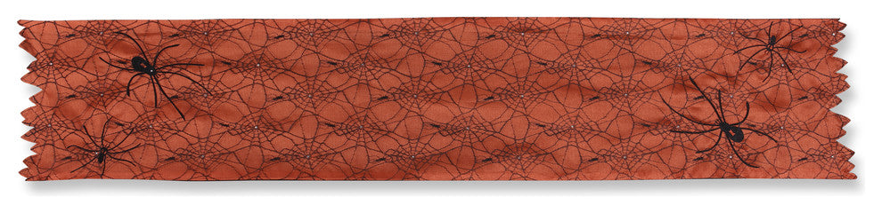 Spider Orange Table Runner