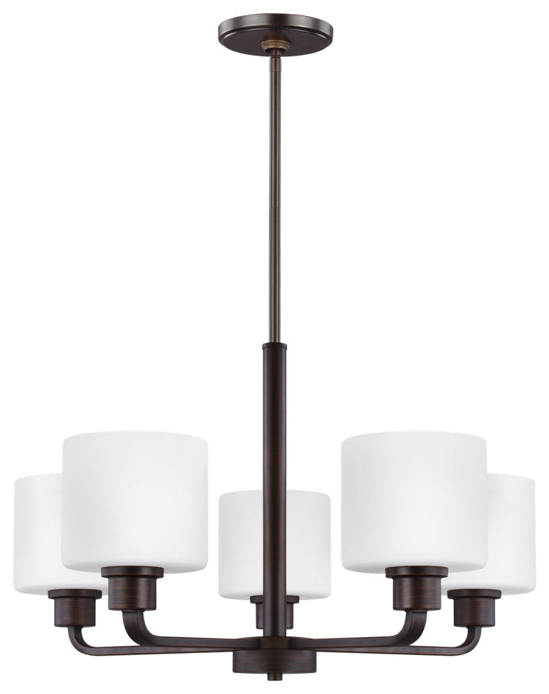 Canfield 5-Light Chandelier, Bronze