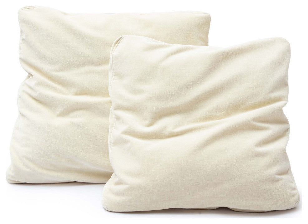 Tipsy Rose Floppy Pillow, Cream, 20x20"