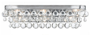 Calypso 6-Light Vanity-Light, Polished Chrome and Glass Balls