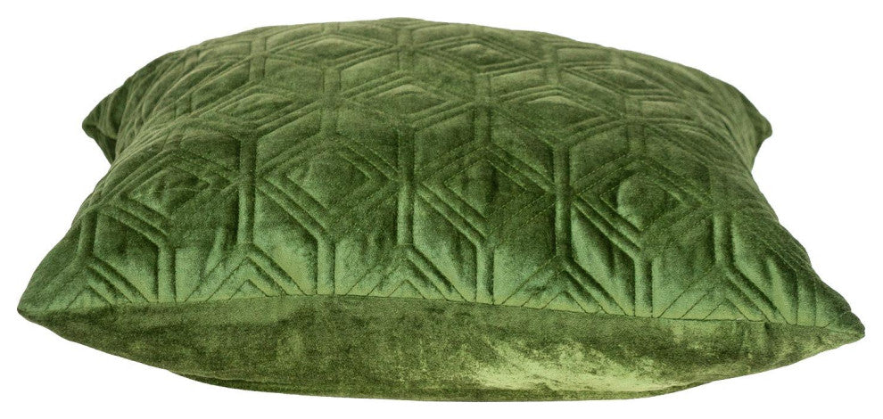 Parkland Collection Aleta Olive Throw Pillow, Square