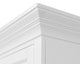 Modern Wood Hutch With Doors Storage Hutch Office Storage Fully Assembled White