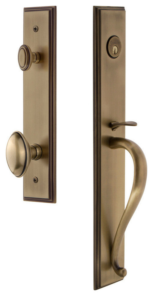 Carre' 1-Piece Dummy Handleset, S Grip and Eden Prairie Knob, 849013