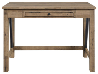 Quinton Writing Desk With Drawer, Salvage Oak