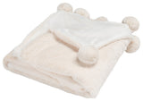 Safavieh Dalson Pom Pom Throw, Ivory