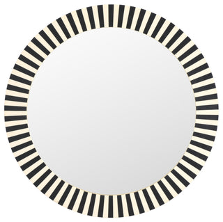 Safavieh Charli, 29.2" Mirror, Black/Ivory