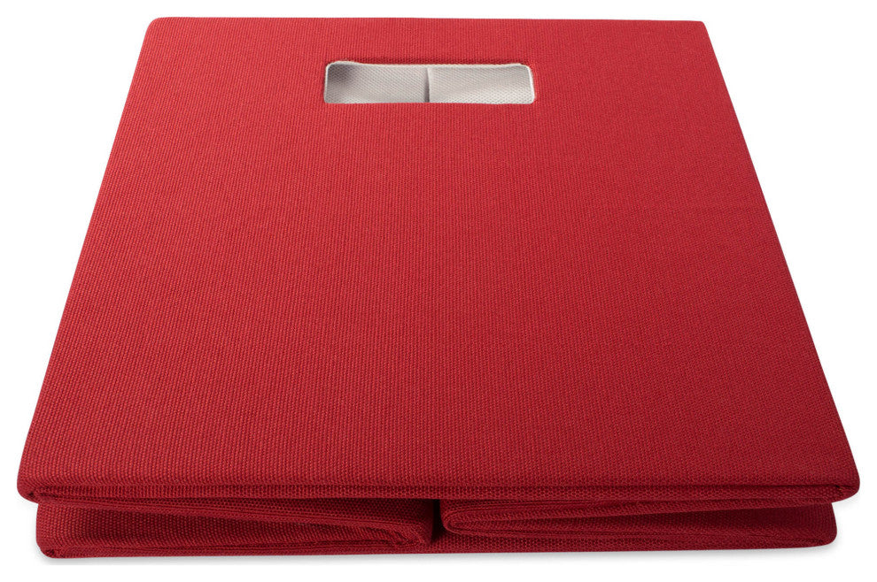 Polyester Cube Solid Rust Square 13"x13"x13"