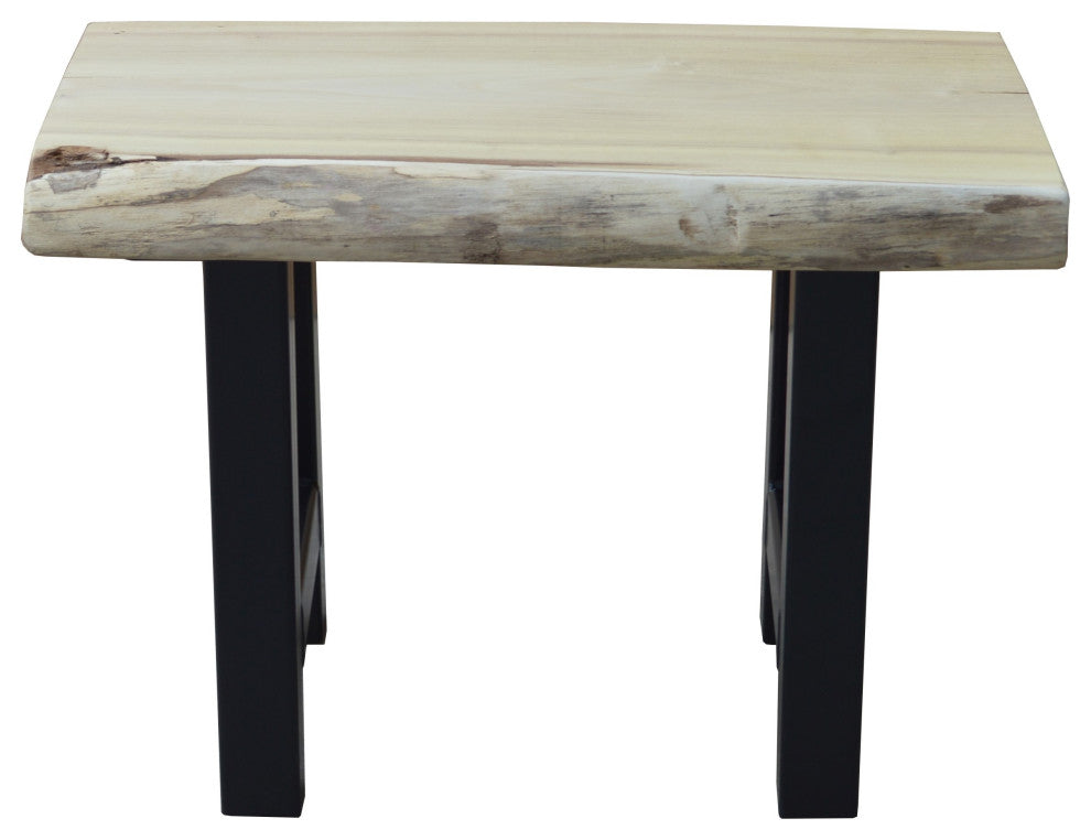 Live Edge Locust Ridgemont Bench, Unfinished, 2 Foot