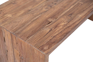 Modern Teak Waterfall Table Desk