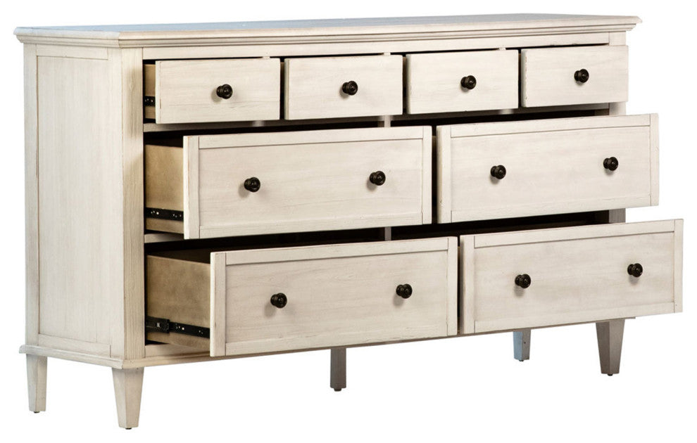 White Washed Zurich Dresser