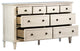 White Washed Zurich Dresser