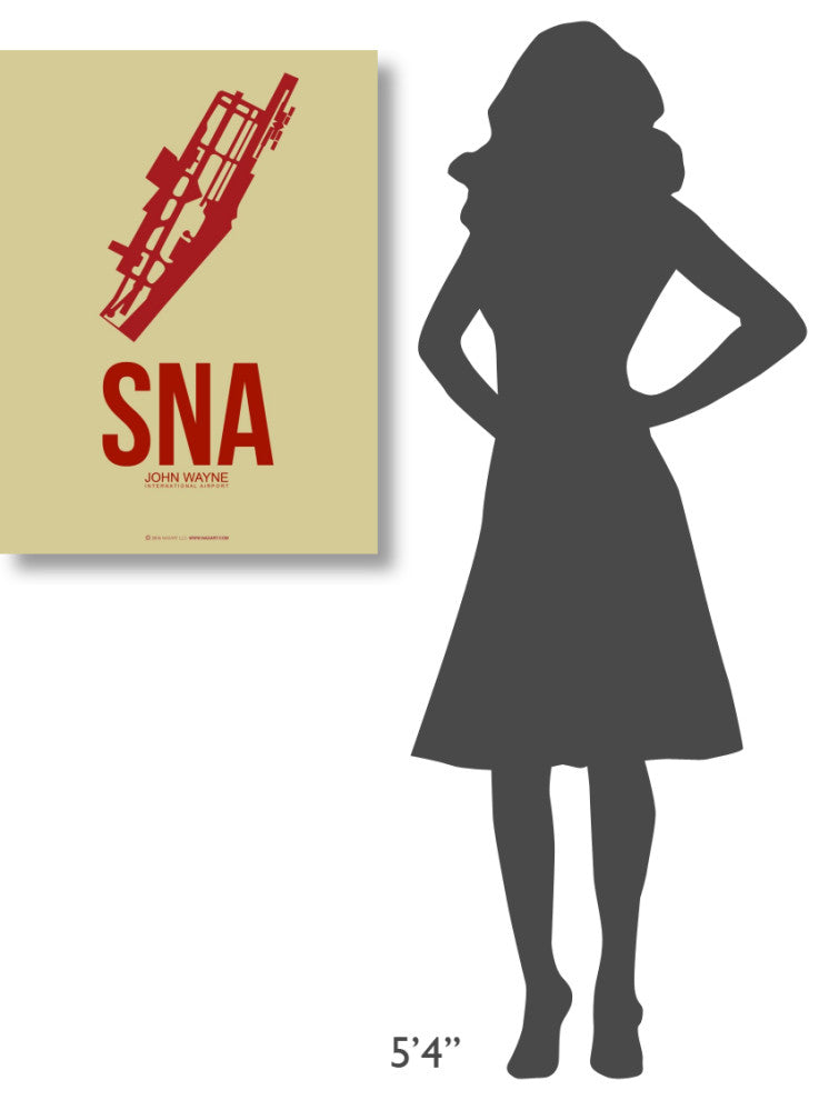 "SNA John Wayne Poster 2" Fine Art Print