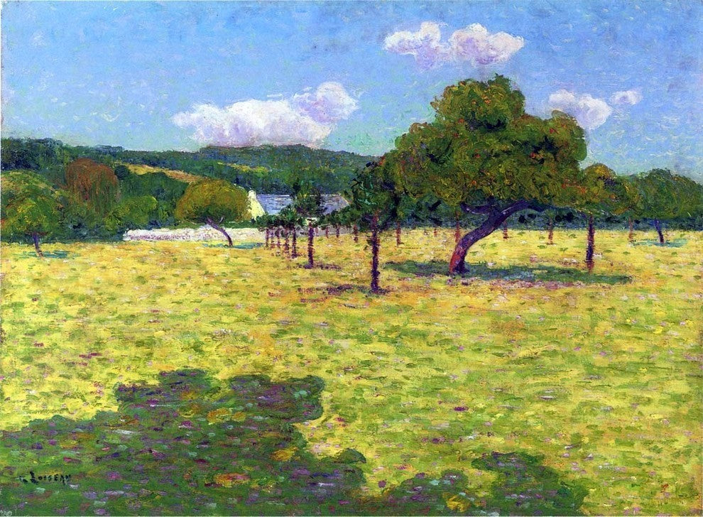 Gustave Loiseau Plain of Coteaux Premium Canvas Print