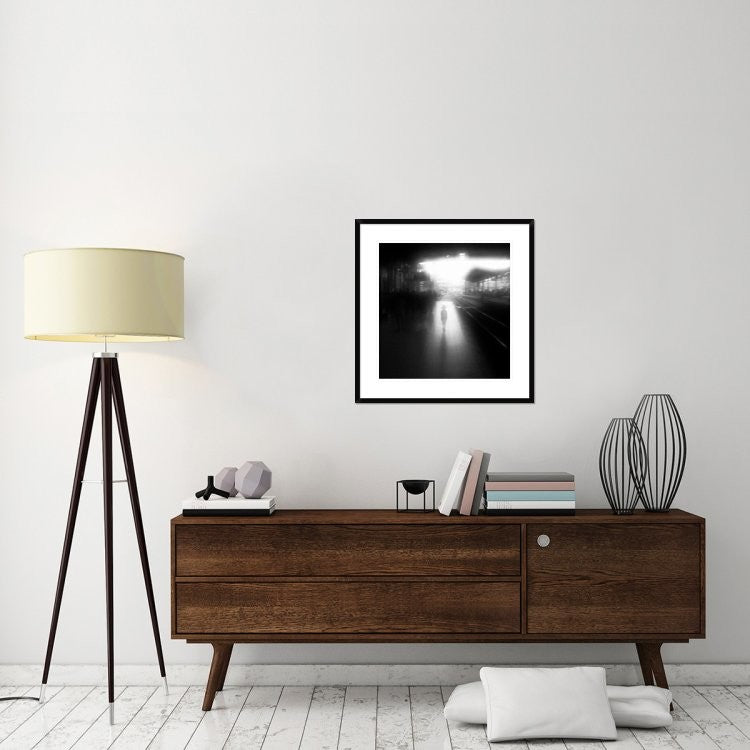 "The Boy From Nowhere" Framed Digital Print by Hengki Lee, 29x30"
