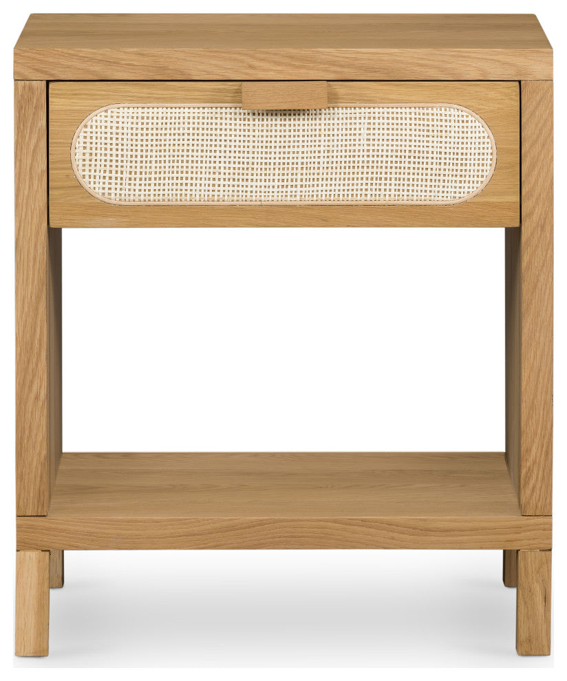 Allegra Nightstand-Natural Cane