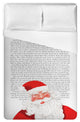 Twas the Night Before Santa Queen Brushed Poly Duvet Cover