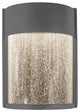 Modern Forms Rain LED Wall Light, Graphite, 8"