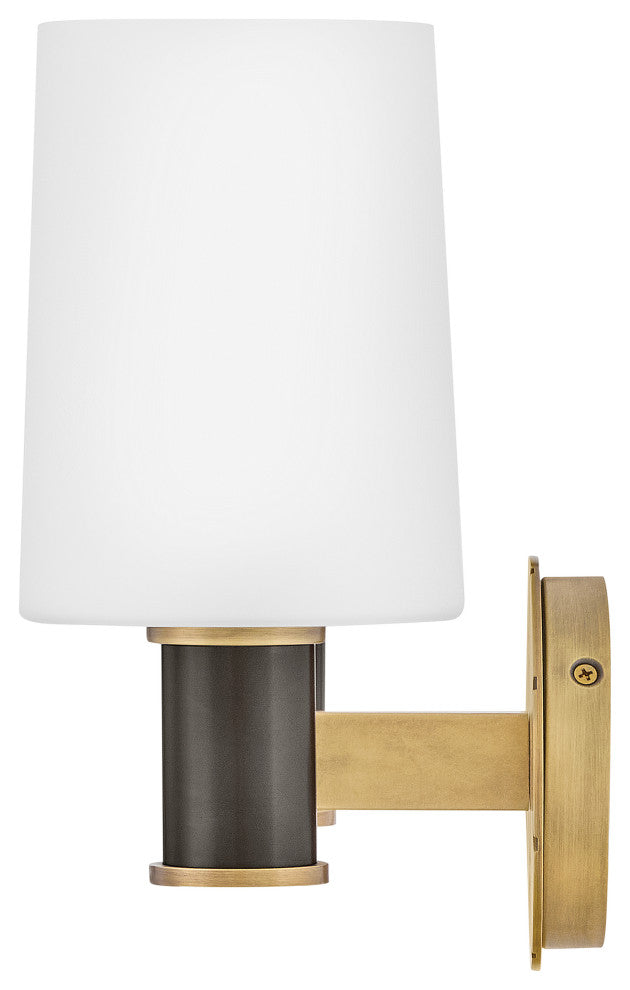 Hinkley Declan Medium Three Light Vanity, Heritage Brass