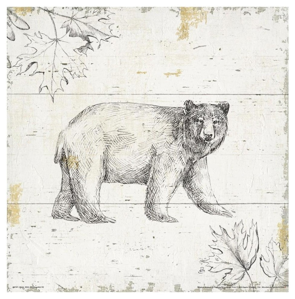 "Wild and Beautiful VII" Digital Paper Print by Daphne Brissonnet, 42"x42"