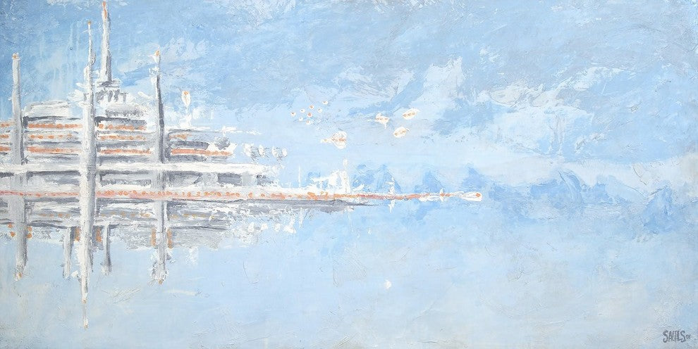 "Mother" Painting Print on Wrapped Canvas, 60"x30"