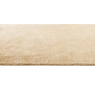 Hue Solid Hand Made Indoor Area Rug, 6'x9', Wheat