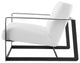Accent Chair, Fabric, Black White, Modern, Living Lounge Hotel Lobby Hospitality