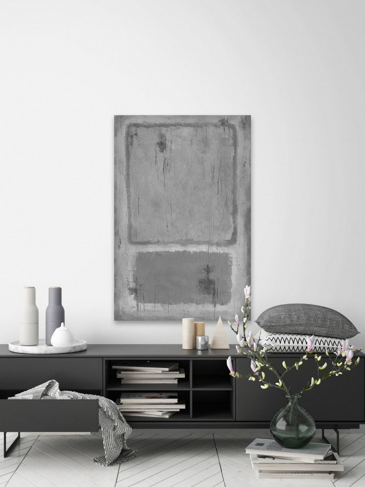 "Broken Formation" Painting Print on Wrapped Canvas, 24x36