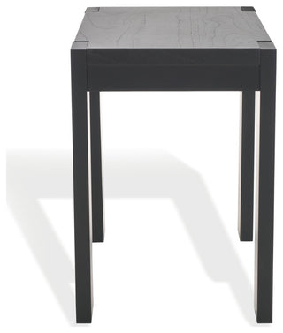 Safavieh Couture Nikole Rectangle Wood Accent Table, Black