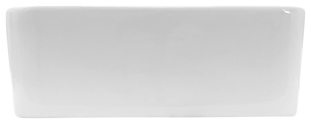 Nantucket Sinks Rectangle Vessel Sink, White