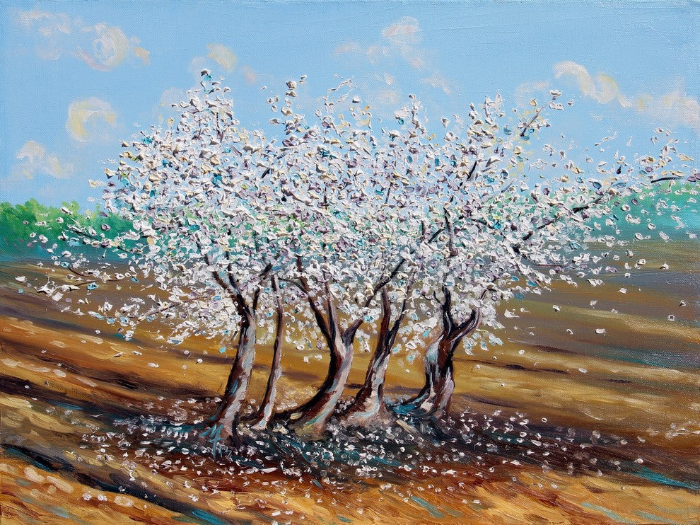Tile Mural Contemporary Art Landscape Chosen Meaghan Troup, 6"x8", Matte