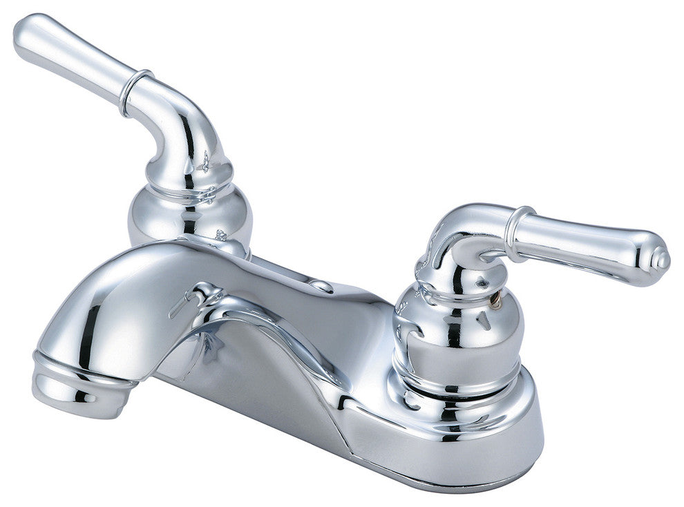 Accent Two Handle Bathroom Faucet, Polished Chrome