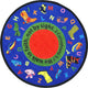Kid Essentials Rug, Walk In Faith, 7'7" Round