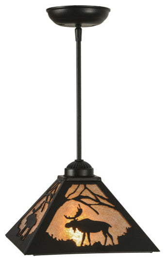 10Sq Lone Moose Mini Pendant