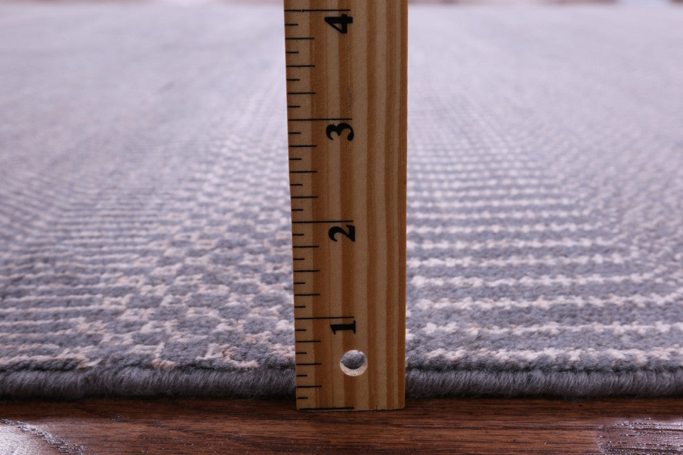 6' 1" X 9' 4" Wool and Silk Savannah Grass Handmade Rug Q11421