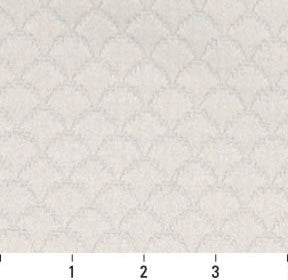 Off White Natural Quilted Small Shells Upholstery Fabric By The Yard