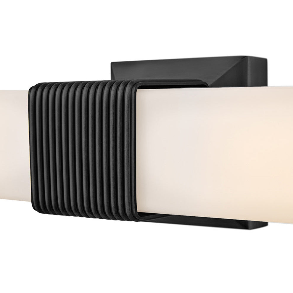 Hinkley Cotes Large Led Sconce, Painted Black Oxide
