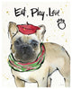 "Strike a Paws VI Christmas" Digital Paper Print by Anne Tavoletti, 24"x30"