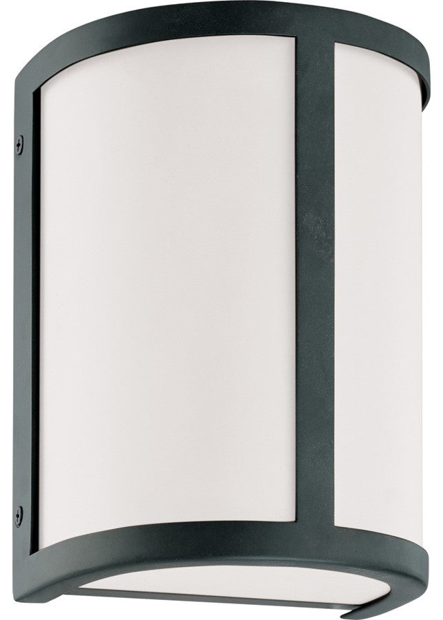 Nuvo 1-Light Incandescent Odeon Vanity and Wall Light Fixture, Aged Bronze