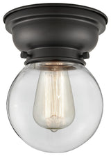 Innovations 623-1F-BK-G202-6-LED 1-Light Flush Mount, Matte Black