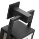 Exhibit 1-Light Small Wall Lantern, Matte Black/Clear Beveled Glass