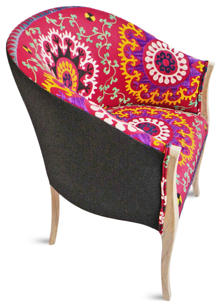 Serena Vintage Suzani Accent Chair