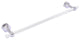 Pacific Beach 24" Shower Door Towel Bar with Dotted Accents, Polished Chrome