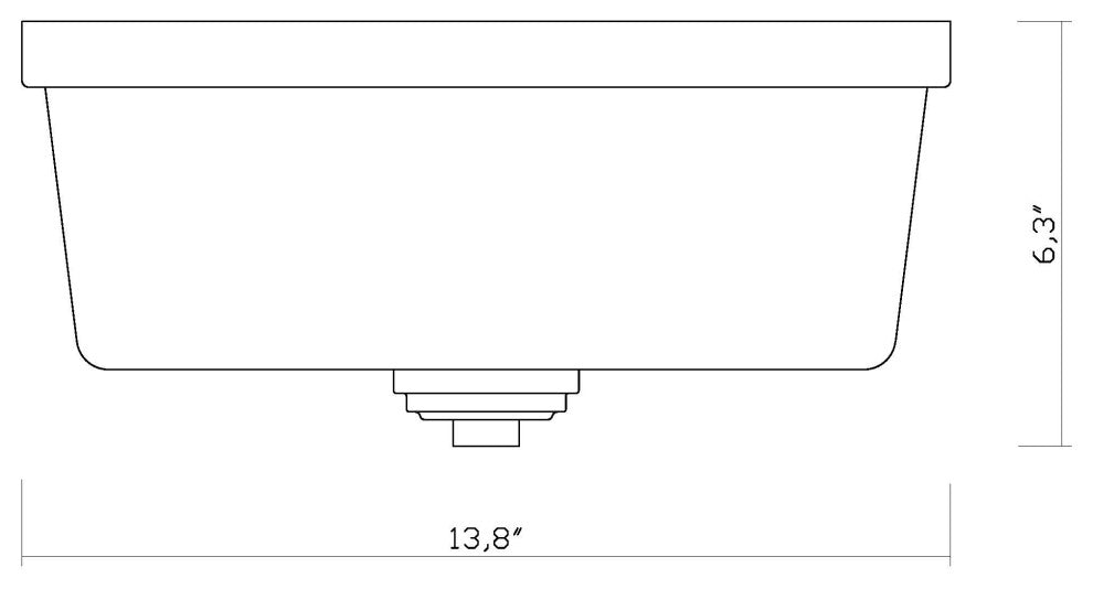 Zlite 220F3-HBR 3-Light Flush Mount, Etched White