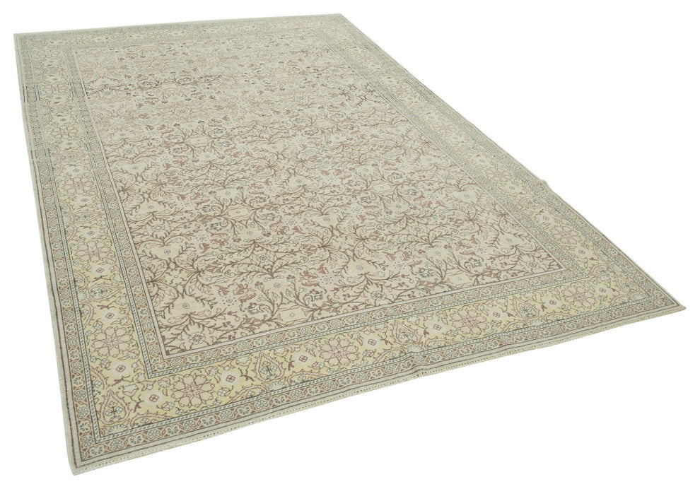 Rug N Carpet - Handmade Turkish 6' 5'' x 9' 4'' Unique Area Rug