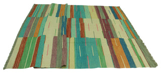 Winchester Kilim Rosa Beige/Blue Rug, 6'9x9'10
