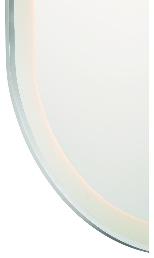 Sara 36" LED Mirror, Silver