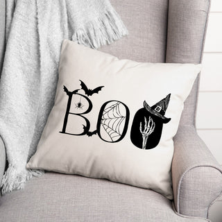 Boo 18x18 Spun Poly Pillow
