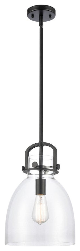 Innovations Newton Bell Mini Pendant Matte Black
