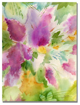 'Lilacs' Canvas Art by Sheila Golden