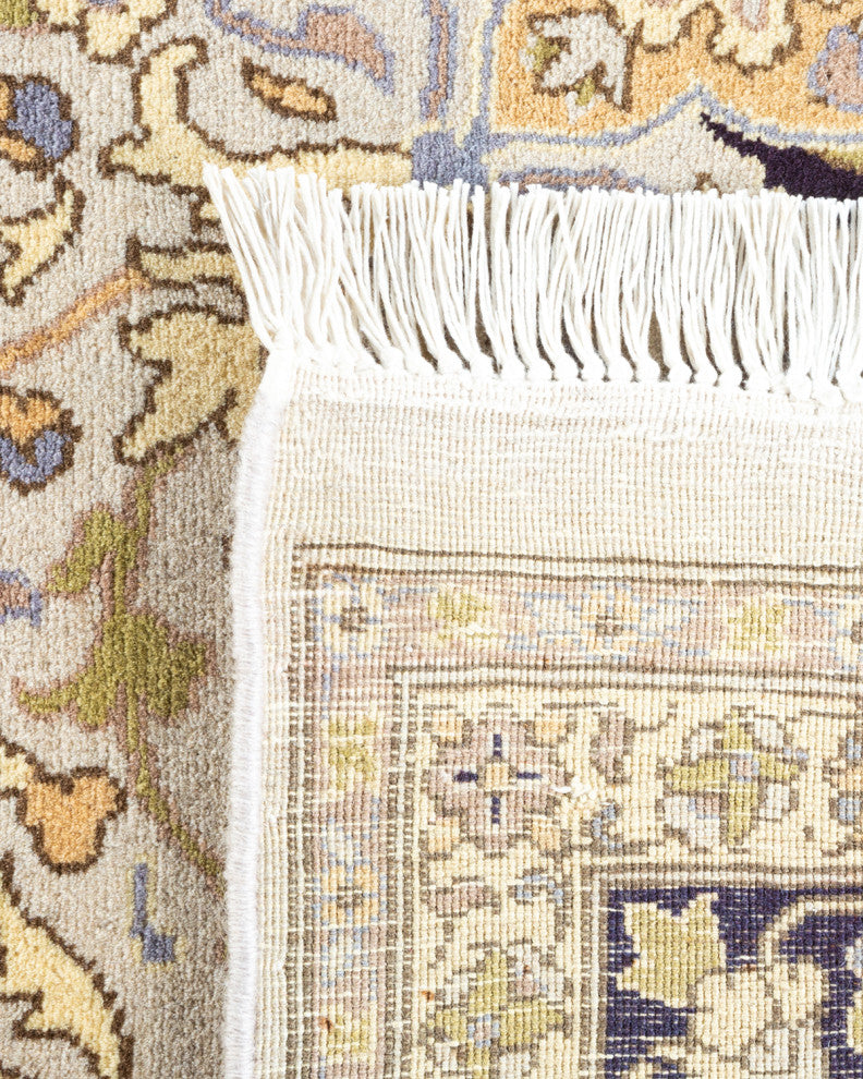 Mogul, One-of-a-Kind Hand-Knotted Area Rug Ivory, 6' 2" x 9' 2"